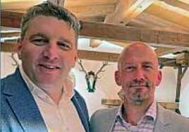Dr. Stefan Vlaho und Martin Unterstaller bei der Amtsübergabe