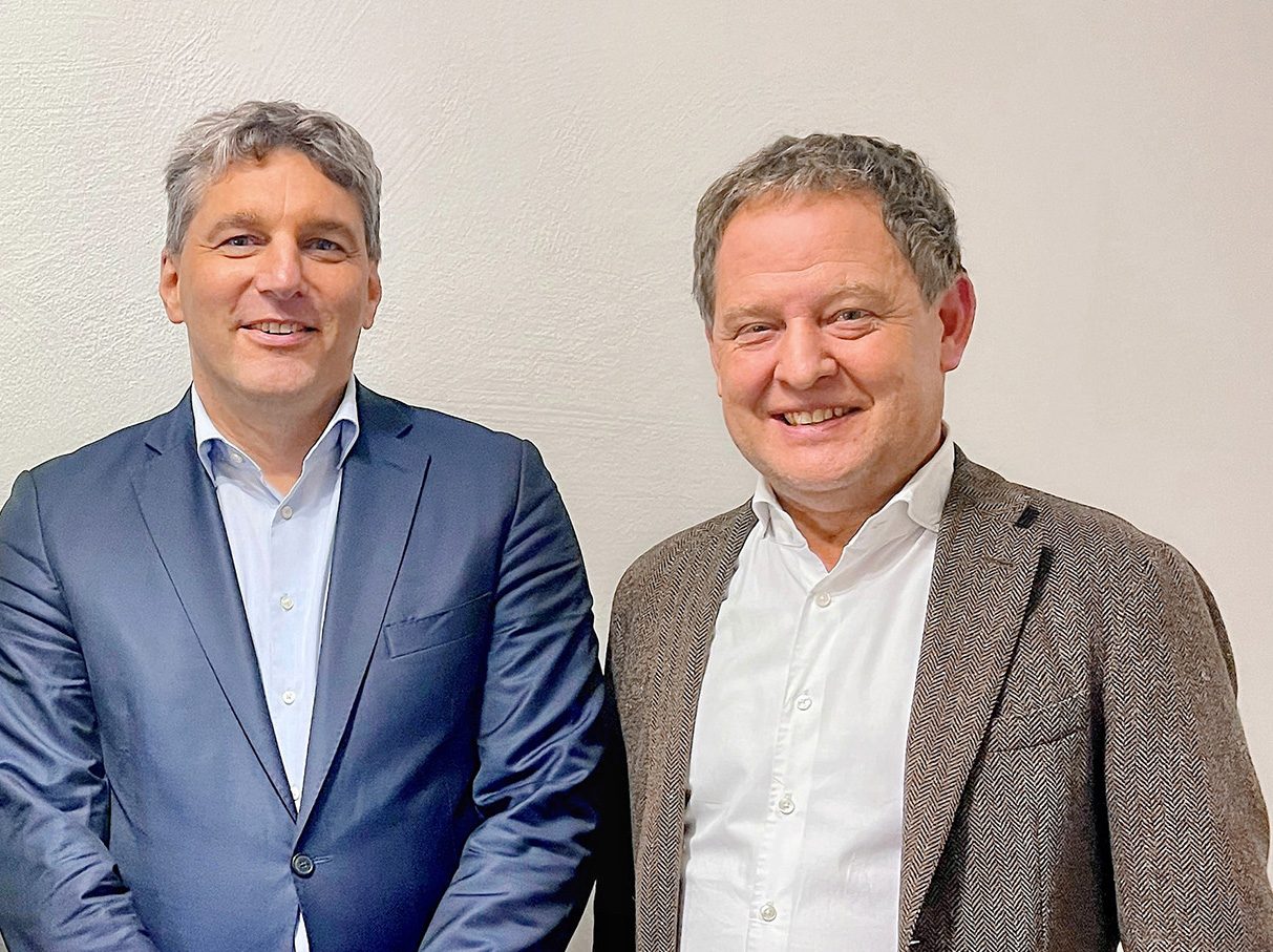 Präsident Dr. Stefan Vlaho und 1. Bürgermeister Florian Schneider